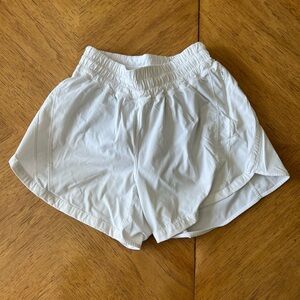 Lulu lemon fast and free shorts - white